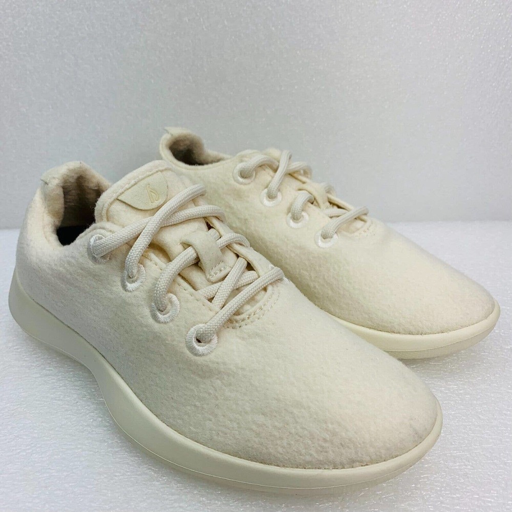 Allbirds Merino Wool Runners Lightweight Sneaker Shoes White - Women's 6